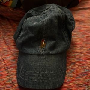 Denim polo dad hat